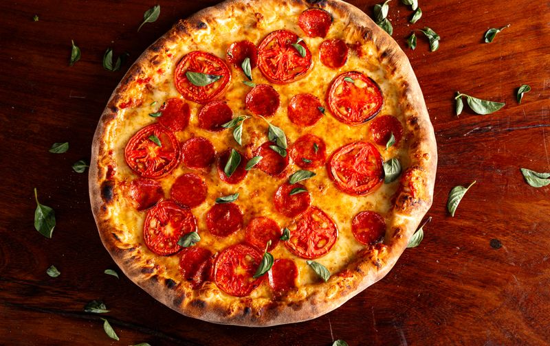 Gourmet dishes served at Pizza inn restaurant